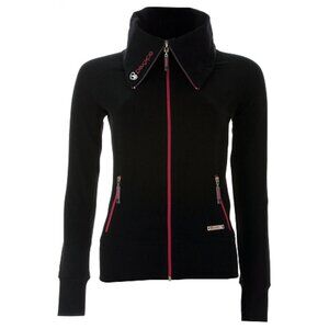 Ecko Red by Mark Ecko funnel neck black track zip jacket vintage Y2K XS